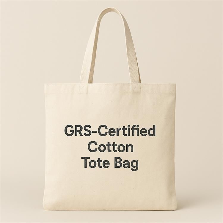 GRS-Certified Recycled Cotton Tote Bag